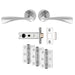 Carlisle Brass Ultimate Door Pack Carlisle Brass Sintra Latch Pack - Ultimate Door Pack - Polished Chrome