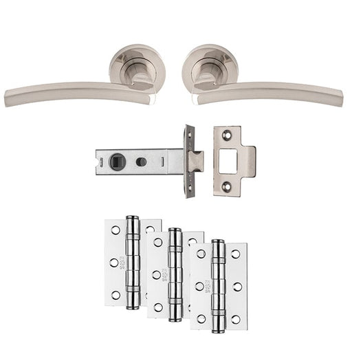 Carlisle Brass Ultimate Door Pack Carlisle Brass Tavira Latch Pack - Ultimate Door Pack - Satin Nickel