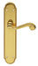 Carlisle Brass Handles Polished Brass Chesham Lever On Backplate - Latch 248Mm X 50Mm