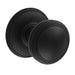 Carlisle Brass Knobs Matt Black Delamain Plain Knob