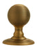 Carlisle Brass Knobs Florentine Bronze Delamain Reeded Knob