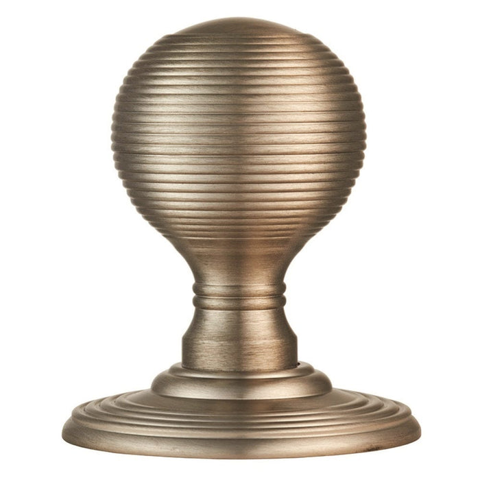 Carlisle Brass Knobs Satin Nickel Delamain Reeded Knob