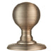 Carlisle Brass Knobs Satin Nickel Delamain Reeded Knob