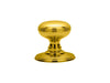 Carlisle Brass Knobs Polished Brass Delamain Ringed Knob