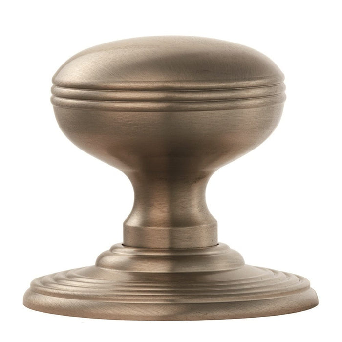 Carlisle Brass Knobs Satin Nickel Delamain Ringed Knob