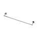 Carlisle Brass Towel Rails & Rings POLISHED CHROME DELEAU TEMPO SINGLE TOWEL BAR 460MM 460mm