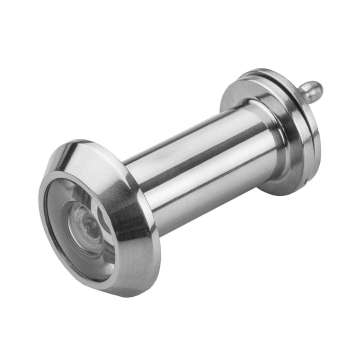 Carlisle Brass Viewers Bright Stainless Steel Door Viewer 180 Degree With Crystal Lens