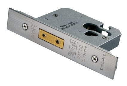 Carlisle Brass Deadlocks 76mm / Satin Stainless Steel / Square EASI-T EURO PROFILE DEADLOCK