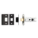 Carlisle Brass Latches Matt Black Eurospec 64Mm Ce B/T Tubular Mortice Latch squar