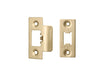 Carlisle Brass Latches Eurospec Forend Strike & Fixing Pack to suit Heavy Duty Tubular Latch Square  - PVD