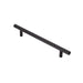 Carlisle Brass Cupboard Handles Matt Black FTD 12mm STEEL T- BAR HANDLE 160mm c/c