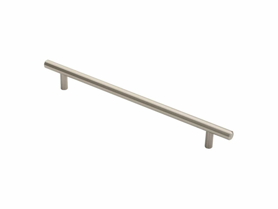 Carlisle Brass Cupboard Handles Satin Nickel FTD 12mm STEEL T- BAR HANDLE 224mm c/c