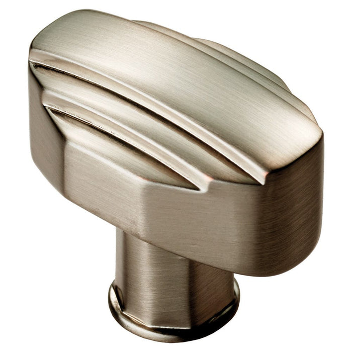 Carlisle Brass Cupboard Knob Satin Nickel FTD ART DECO KNOB 30mm