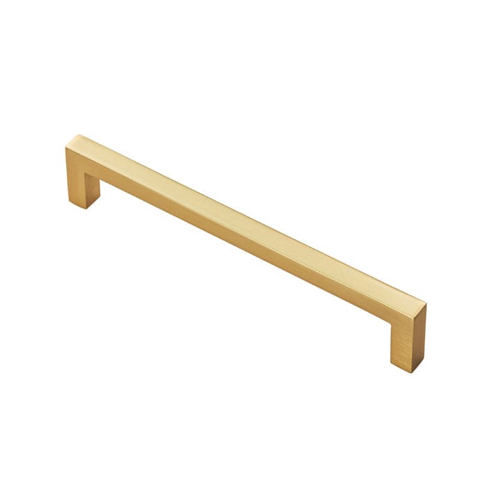 Carlisle Brass Cupboard Handles Satin Brass FTD BLOCK HANDLE 160mm c/c