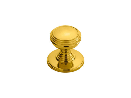 Carlisle Brass Cupboard Knob Polished Brass FTD DELAMAIN PLAIN KNOB 30mm