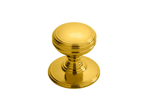 Carlisle Brass Cupboard Knob Polished Brass FTD DELAMAIN PLAIN KNOB 38mm