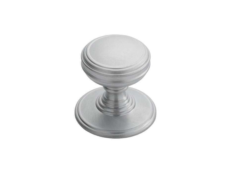 Carlisle Brass Cupboard Knob Satin Chrome FTD DELAMAIN PLAIN KNOB 38mm