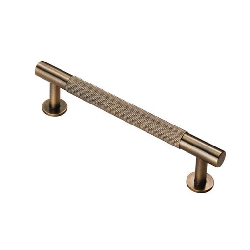 Carlisle Brass Cupboard Handles Antique Brass FTD KNURLED PULL HANDLE 128MM C/C