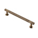 Carlisle Brass Cupboard Handles Antique Brass FTD KNURLED PULL HANDLE 160MM C/C