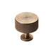 Carlisle Brass Cupboard Knob Antique Brass FTD KNURLED RADIO KNOB