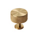 Carlisle Brass Cupboard Knob Satin Brass FTD KNURLED RADIO KNOB