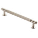 Carlisle Brass Cupboard Handles Satin Nickel FTD LINES PULL HANDLE 160mm c/c