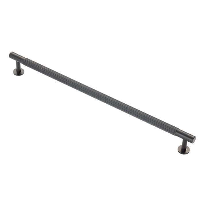 Carlisle Brass Cupboard Handles Matt Black FTD LINES PULL HANDLE 320mm c/c