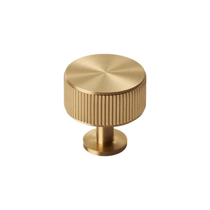 Carlisle Brass Cupboard Knob Satin Brass FTD LINES RADIO KNOB