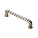 Carlisle Brass Cupboard Handles Satin Nickel FTD PIPE HANDLE 128mm c/c