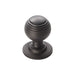 Carlisle Brass Cupboard Knob Matt Black FTD QUEEN ANNE KNOB 22MM