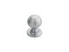 Carlisle Brass Cupboard Knob Satin Chrome FTD QUEEN ANNE KNOB 28mm