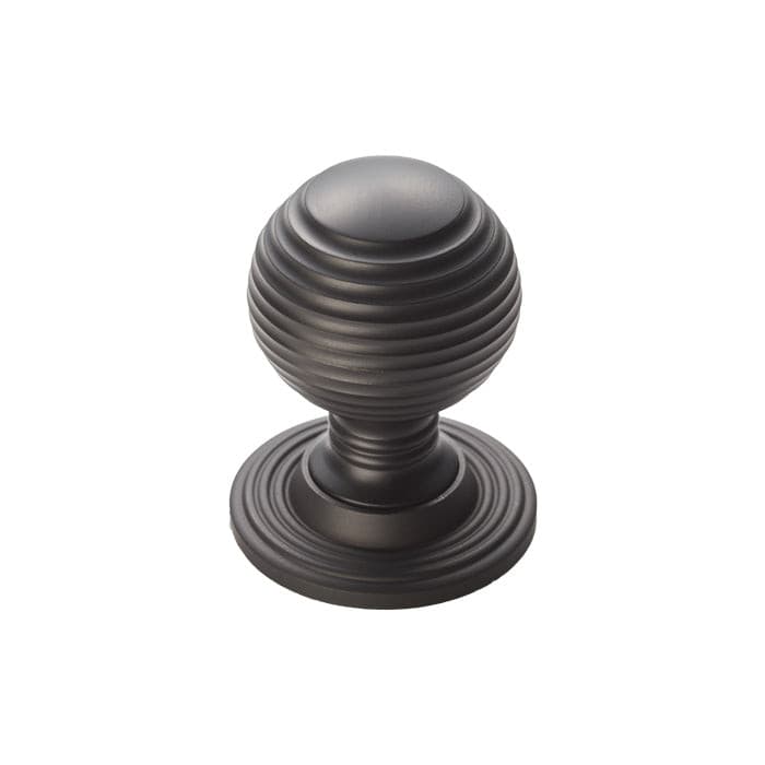 Carlisle Brass Cupboard Knob Matt Black FTD QUEEN ANNE KNOB 35mm