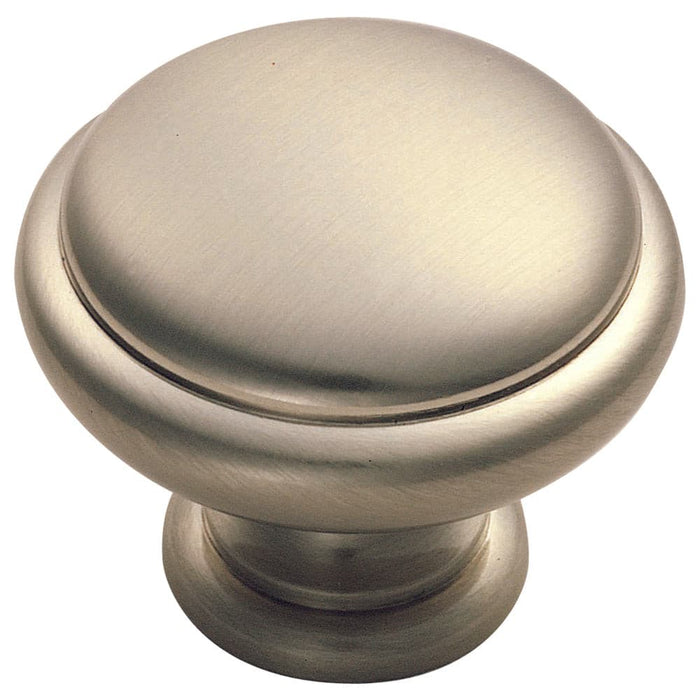 Carlisle Brass Cupboard Knob Satin Nickel FTD SHAKER STYLE KNOB 35mm