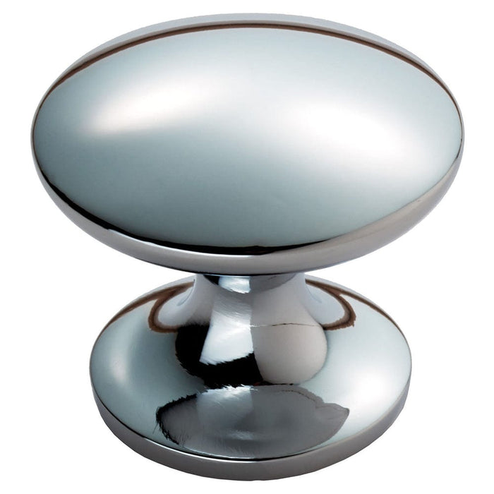 Carlisle Brass Cupboard Knob Polished Chrome FTD SILHOUETTE KNOB 30MM