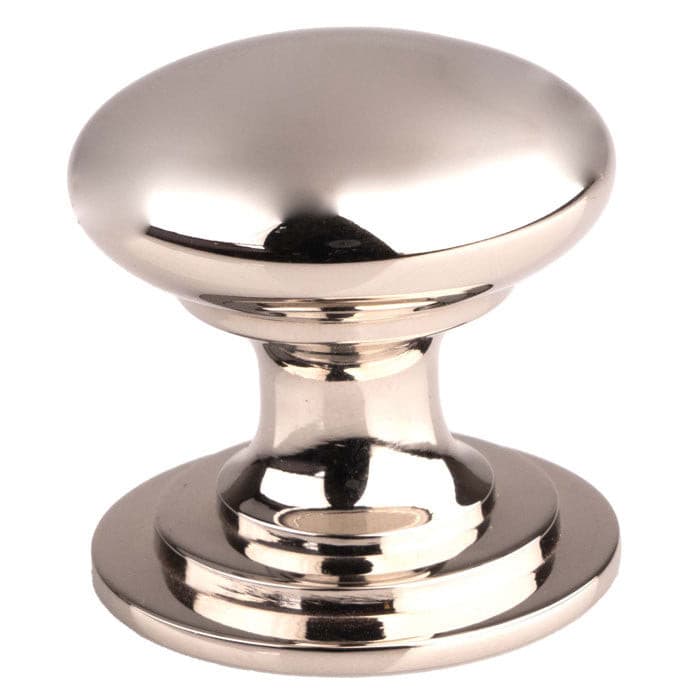 Carlisle Brass Knobs Polished Nickel FTD VICTORIAN KNOB (ONE PIECE) 25mm