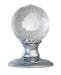 Carlisle Brass Knobs Polished Chrome Ice Facetted Crystal Knob