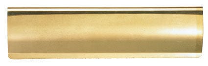 Carlisle Brass Letter Plates Polished Brass Letter Tidy - Curved Pattern (Foam Lined) 280Mm X  76Mm