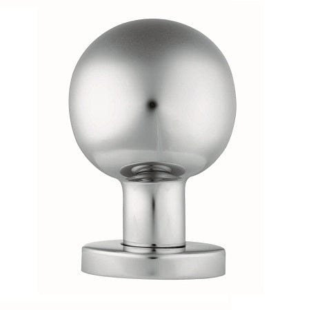 Carlisle Brass Knobs Satin Stainless Steel Mortice Knob on Sprung Round Rose