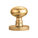 Carlisle Brass Knobs Polished Brass MUSHROOM MORTICE KNOB