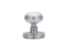 Carlisle Brass Knobs Satin Chrome MUSHROOM MORTICE KNOB