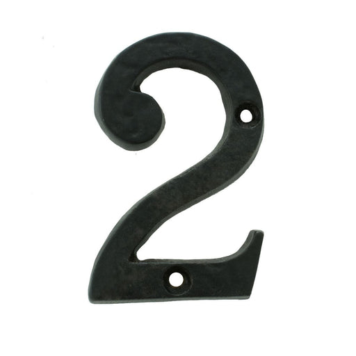 Carlisle Brass Numerals Black Antique Numeral Face Fix (No 2) 76Mm