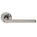 Carlisle Brass Handles Polished Chrome Serozzetta Manon Lever On Round Rose Concealed Fix