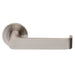 Carlisle Brass Handles Satin Stainless Steel Steelworx Zurigo Lever On Concealed Fix Round Rose