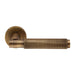 Carlisle Brass Handles Antique Brass Varese Knurled Lever On Concealed Fix Round Rose