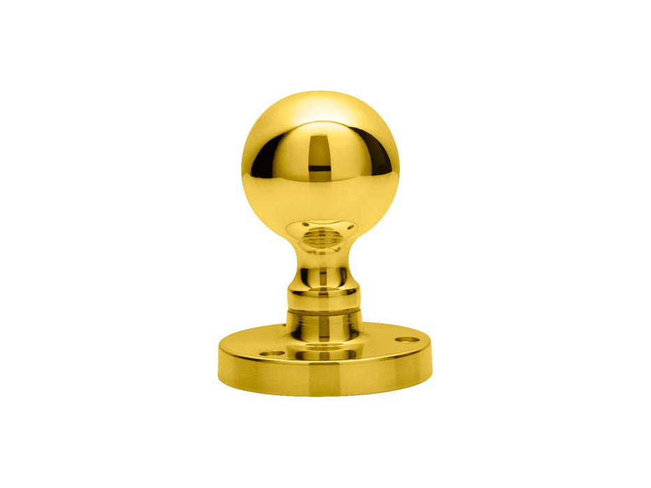 Carlisle Brass Knobs Polished Brass Victorian Ball Mortice Knob