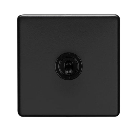 Eurolite Switches Matt Black 1 Gang 10Amp 2Way Toggle Switch - Matt Black