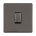 Eurolite Switches Black Nickel Concealed 3mm 1 Gang 10Amp 2Way Switch - Black Nickel