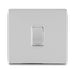 Eurolite Switches Polished Chrome Concealed 3mm 1 Gang 10Amp 2Way Switch - Polished Chrome