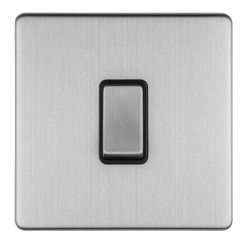 Eurolite Switches Stainless Steel Concealed 3mm 1 Gang 10Amp 2Way Switch - Stainless Steel