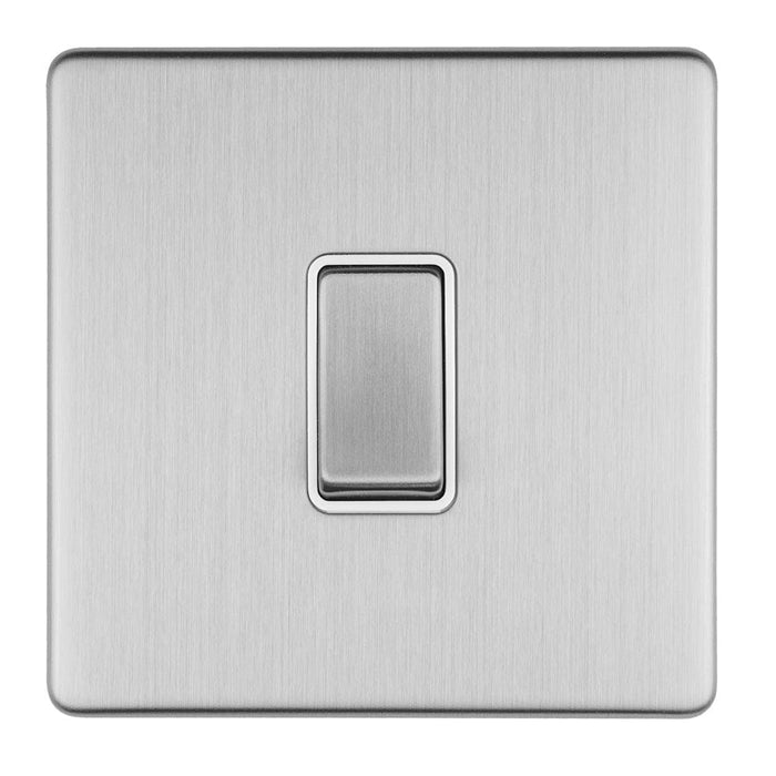 Eurolite Switches Stainless Steel Concealed 3mm 1 Gang 20Amp Dp - Stainless Steel